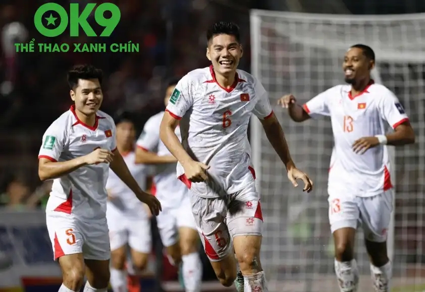 Hiểu Minh ghi dấu ấn ở trận ra mắt ĐT Việt Nam (Ảnh: VFF)