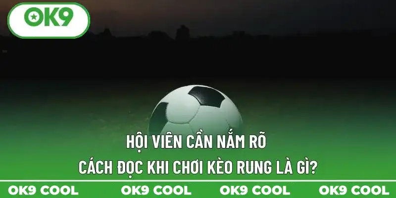 Hội viên cần nắm rõ cách đọc khi chơi kèo rung là gì?